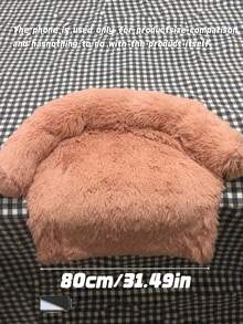 Round Dog Nest, Two Types Of Dogs, Half Circle Pet, Half Circle Low, Half Circle Sofa, Ordinary Scraping Pad, Pet Dog, Long Hair - Multicolor - View 4