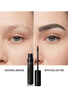 MAC Big Boost Fiber Eye Brows Gel Onyx 4.1 G – Eyebrow Gel, Volumizing, For Women, Onyx, Microfibers, Suitable For Daily Makeup Routine - Onyx - View 4