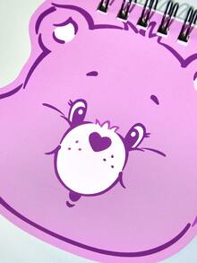 SHEIN X Care Bears Love Bear 外星人筆記本（紫色） - 紫熊 - 查看 2
