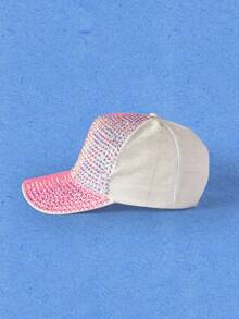 Popjeli Dot Drill Baseball Cap - Beige - View 4