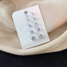No Piercing Required Sparkling Magnetic Ear Studs, Bling Strong Magnet Ear Cuff For Men Women, Styling Rhinestone Helix Cartilage Ear Clip, Personality Ear Jewelry Gift - Multicolor - View 3