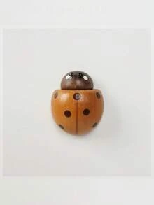 Wooden Ladybug Bottle Opener Fridge Magnet, Creative Beetle Magnetic Bottle Opener, Wood Craft Decor For Refrigerator - View 9