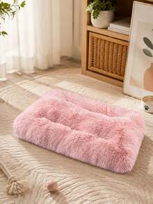 Long Haired PV Plush 40 Hair High Rectangular Detachable Washable Small Dog And Kitten Cushion Nest - Multicolor - View 6