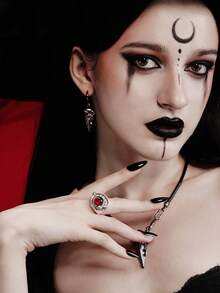 MortiRose Cincin Ular, Aksesori Halloween, Kostum Halloween/Gotik - MultiWarna - View 3
