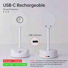 1pc Wall‑Mounted Rechargeable Decor Spotlight,Adjustable Brightness 3 Color Modes Accent Lamp,Display Light For Highlight Paintings,Photos,Ornaments Decoration - Motion Sonsor - View 7