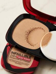 Infaillible Fresh Wear 24h Powder 220 Sand 9 G – Powder Foundation, Full Coverage, For Women, 220 Sand, Suitable For Daily Makeup Routine - Multicolor - View 2