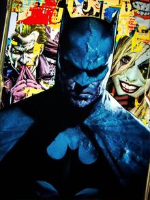 BATMAN X SHEIN 卡通圖案黑色三合一手機殼，防摔保護 11-17 系列手機殼 - 彩色 - 查看 6