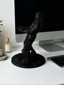 Black Knight Multi-Platform Controller Stand | Compatible Series X|S/ One And Switch Pro Controllers | Stable Support, Scratch-Resistant Design | Desktop E-Sports Decoration, Creative Player Gift - Black Knight-themed Multi-platform Controller Stand - View 8