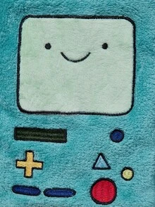 ADVENTURE TIME X POKOJA LAND 1 buah Handuk Gantung Kartun Lucu, Kain Lembut Berwarna Karang dengan Bordir Kartun Halus dan Cincin Gantung Terintegrasi untuk Penyimpanan Mudah, Daya Serap Tinggi, Cepat Kering, Cocok untuk Dapur, Kamar Mandi, Asrama, dan Dekorasi Rumah - MultiWarna - View 5