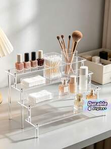 1pc4 Ter Acylic Disply Stand Clear Perfume Organizer Large Cupcake Holeer Party Dessert Display Rack Multifunctional Sterage ShlfFor Cllectibles Home Decor Party Suples - one-size - View 1