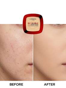 Infallible 24H Fresh Wear Foundation In A Powder 180 Rose Sand 9 G – Foundation, Waterproof, For Oily Skin, Rose Sand, Suitable For Daily Makeup - Multicolor - View 3