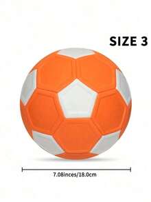 Curved Soccer Balls In Sizes 3 And 4; Curved Track Soccer Balls In Size 5 For Training And Matches, Magical Curved Soccer Balls - Orange - View 4