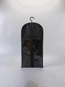 Non-Woven Wig Storage Bag With Clear PVC Window, Waterproof Hanging Wig Pouch, Travel Cosplay Comic Con Wig Organizer Bag - Multicolor - View 14