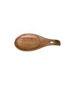 1pc Rosewood Spoon Rest For Kitchen Countertop Heat Resistant Utensil Holder Rack For Spatula Ladle Cooking Tools Home Decor Scandinavian Style Must Haves Christmas Stocking Stuffers Gift Idea - Brown - View 12