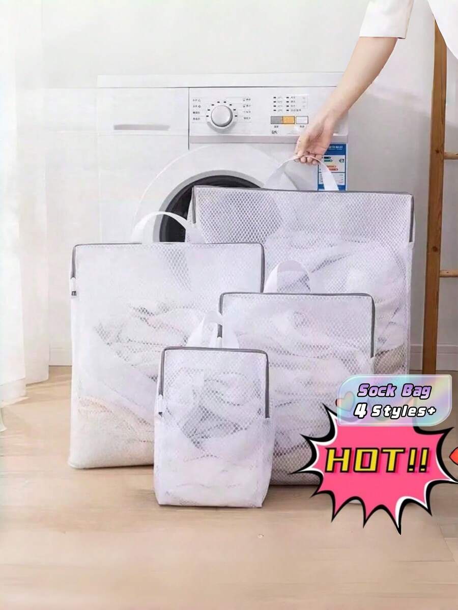 Hanging Sock Storage Bag 1pc Mesh Underwear Organizer For Wardrobe Dorm Wall Mount Space Saver Closet Must Have Smart Choice - View 1