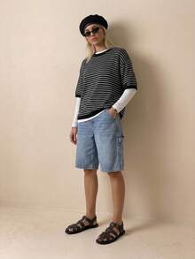 HighSole Women's Casual Round Toe Flat Sandals, Simple Style Deep Brown Color, Soft & Comfortable, Suitable For Outdoor Travel, Beach, Daily Commute, Spring/Summer - Brown - View 6