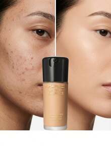 MAC Serum Powd Found NC35 – Radiant Finish For Luminous Glow, Hydrating Formula With Hyaluronic Acid, Long-Wearing Buildable Coverage For Dry To Combination Skin, Professional Quality Makeup For Daily Beauty Routine - NC35 - View 4