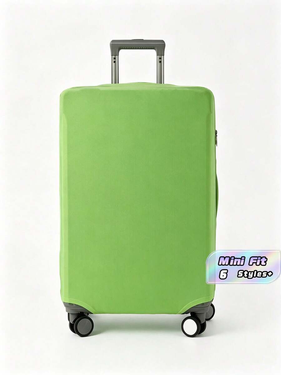 1pc Thick Elastic Luggage Cover, Suitable For 18-28 Inch Suitcases, Dust-Proof Travel Accessory - Multicolor - View 1