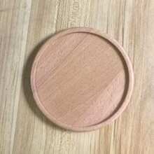 4pcs/3pcs/1pc Coaster Set/Yellow Beech Round Coasters/Beech Coaster Set/Coffee Cup Coasters, Dining Table Decoration, Kitchen & Living Room Decor, Ins-Style Heat-Resistant Coasters - Multicolor - View 9