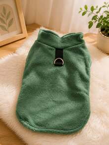Soft Fleece Pet Vest, Winter Warm Dog Cat Sweater, Pullover Pet Clothes For Small To Medium Dogs - Green - View 7