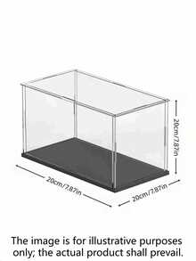 1Pc Clear Acrylic Display Case Dustproof Cover Box For Figures Statues Trophies Balls Models Building Blocks Collectibles Memorabilia Crafts Protective Exhibition Showcase - multicolor - View 15