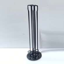 1Pc Wrought Iron Coffee Capsule Storage Holder, Vertical Rotatable Design, Fits Multiple Sizes, Non‑Slip Base, For Home Coffee Corner, Daily Coffee Storage, Coffee Accessory Organizer Rack - Multicolor - View 7