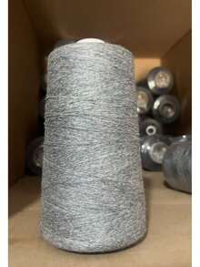 500g 粗紡毛線，線條光滑均勻，柔軟親膚，保暖透氣，抗起球不脫毛，中等厚度，易於編織，適用於手編針與鉤針 - 黑標羊絨500克 - 查看 3
