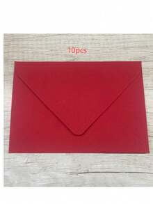 Office Envelopes, Wedding Invitation Cards, Western Business Party Invitation Cards, Holiday Gift, Party Decorative Envelope Cards, Multi-Style & Multi-Color Material, DIY Stationery, Solid Color Invitation,Christmas - multicolor - View 9