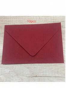 Office Envelopes, Wedding Invitation Cards, Western Business Party Invitation Cards, Holiday Gift, Party Decorative Envelope Cards, Multi-Style & Multi-Color Material, DIY Stationery, Solid Color Invitation,Christmas - multicolor - View 14