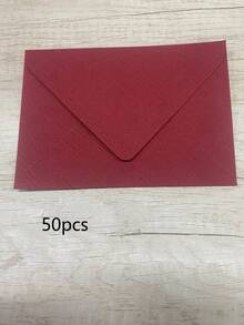 Office Envelopes, Wedding Invitation Cards, Western Business Party Invitation Cards, Holiday Gift, Party Decorative Envelope Cards, Multi-Style & Multi-Color Material, DIY Stationery, Solid Color Invitation,Christmas - multicolor - View 15