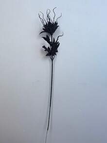 Muroi Mono 1/3pcs Black Artificial Flowers, Faux Fake Flower Stems, Decorative Simulation Floral Branches, For Wedding Aisle Backdrop Arrangement, Hotel Decor, Party Layout, Living Room, Study Room, Dining Table Display, Home Vase Table Centerpiece Decoration - Multicolor - View 8