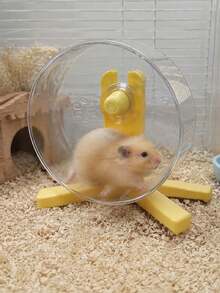 Large Silent Hamster Exercise Wheel With Stand, Suitable For Hamsters And Other Small Pets, Cage Exercise Toy, Habitat Accessory For Small Animals, Pet Exercise Wheel. - View 2