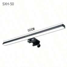 1 Black 19.68in/12.99in Computer Monitor Light Strip, Screen Clip Light, LED Strip Suitable For Work Area, Dimming Timing Display Desk/Office/Home/Game Touch Control Lamp, Bedroom Collection Eye Protection Lamp - USB - View 12