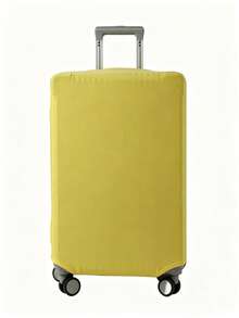 1pc Thick Elastic Luggage Cover, Suitable For 18-28 Inch Suitcases, Dust-Proof Travel Accessory - Multicolor - View 3