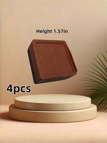 Detachable & Adjustable Bed Risers, Heavy Duty Furniture Leg Extenders, Reusable Plastic Sofa, Table, Chair, Desk And Bed Raisers, Heavy Duty Furniture Risers, Christmas Decor, Room Decor, Christmas - Multicolor - View 8