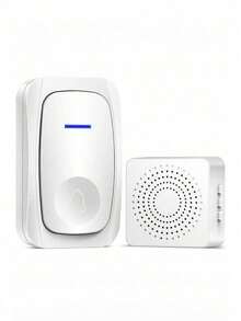 Teckwe 1PC Wireless Doorbell - Welcome Doorbell - USB Interface - Easy Installation - No Wiring Required - Smart Doorbell Set - Suitable For Homes, Apartments, Offices - At The Entrance - Daily Household Use - Electronic Smart Living Accessory - View 10