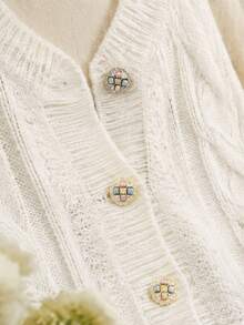 Pack 10 Pcs Colorful Resin Metal Dual‑Material Buttons Versatile Decorative Fasteners For Coats Outerwear Windbreakers Fashion Suits Fur Garments Hand‑Sewn Clothing Sewing Accessories - 10pcs - View 6