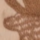 Imitation rabbit fur golden embroidery thread deer