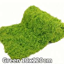 1‑Pack Artificial Moss Mat, DIY Faux Moss, Artificial Moss Table Runner For Wedding Table Centerpiece, Fairy Garden, Indoor Green Grass Wall, Party Office Home Bedroom, Fall Wedding & Halloween Decor - Green - View 9