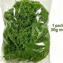 1‑Pack Artificial Moss Mat, DIY Faux Moss, Artificial Moss Table Runner For Wedding Table Centerpiece, Fairy Garden, Indoor Green Grass Wall, Party Office Home Bedroom, Fall Wedding & Halloween Decor - Green - View 11