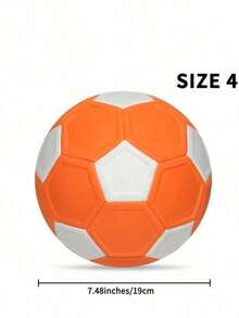 Curved Soccer Balls In Sizes 3 And 4; Curved Track Soccer Balls In Size 5 For Training And Matches, Magical Curved Soccer Balls - Orange - View 8