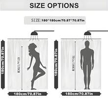 180cm* 180cm 1/3/4 Pcs Halloween Ghost Bathing Bathroom Set, Includes 12 Hooks, 2D Flat Shower Curtain, Non-Slip Mat And Toilet Cover. It Is A Beautiful And Practical Home Decoration Gift Suitable For Use During The Autumn Halloween Season. - Halloween - View 8