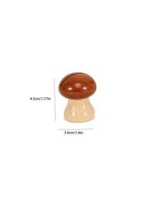 Joivida 1pc/2pcs Wood Mushroom-Shaped Message Holder & Photo Display - Artificial Wood Desk With & Suitable For Office Decor, Photo Frame, Holder, Decoration For Materials - Multicolor - View 7