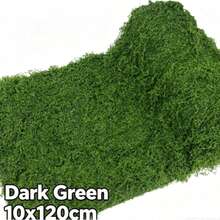 1‑Pack Artificial Moss Mat, DIY Faux Moss, Artificial Moss Table Runner For Wedding Table Centerpiece, Fairy Garden, Indoor Green Grass Wall, Party Office Home Bedroom, Fall Wedding & Halloween Decor - Green - View 8