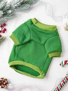 PETSIN 1 Pc Pet Christmas Reindeer Sweatshirt For Cats & Dogs - Multicolor - View 10