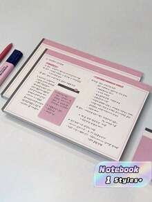 Student Writing Notebook, Horizontal Version Maillard Notebook, Tearable Student Specific Study Notebook, Notebook Notebook, And Record Book ﻿ - one-size - View 1