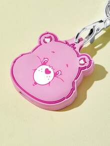 SHEIN X Care Bears Love Bear PVC Key Cover - Pink - View 4
