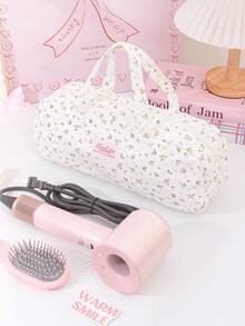 Found Favorite 1pc Hair Dryer Storage Bag, Large Capacity Portable Travel Organizer For Hair Tools & Cosmetics, Travel Storage, Curling Iron & Styling Accessories - Multicolor - View 13