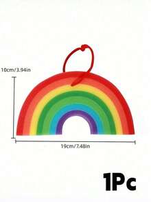 Joivida 1Pc/2Pcs/3Pcs High-Density Foam Material, Lovely Cartoon Rainbow Design, 3D Shower Sponge With Hanging Hole, For Bathroom Bathing And Skin Care, Comfortable Easy-Storage Daily Washing Tool - View 13