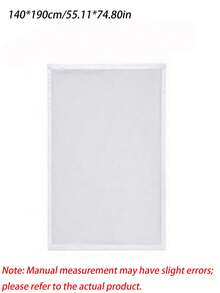 1pc White Self-Adhesive Window Screen, No-Drill Mosquito Net With Hook & Loop, Fiberglass Mesh Insect Barrier, Easy Install DIY Door Window Net For Home - White - View 21